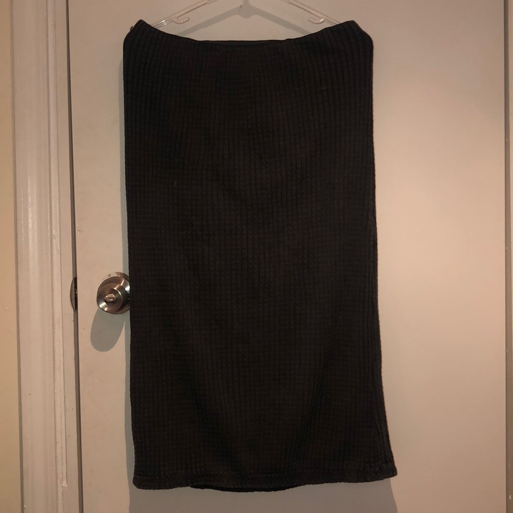 Gray maxi Sweater Skirt